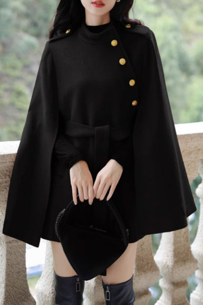 vintage winter wool cape for women C3654