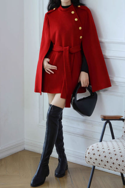 vintage winter wool cape for women C3654