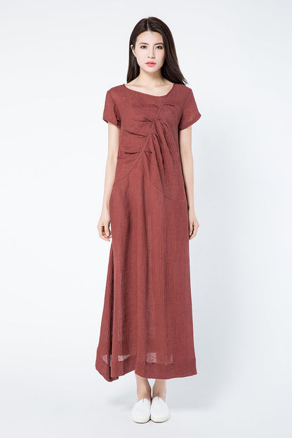 Maxi summer plus size dress women c1085