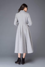 Load image into Gallery viewer, vintage inspired long wool princess coat C2923
