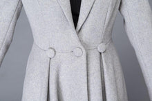 Load image into Gallery viewer, vintage inspired long wool princess coat C2923
