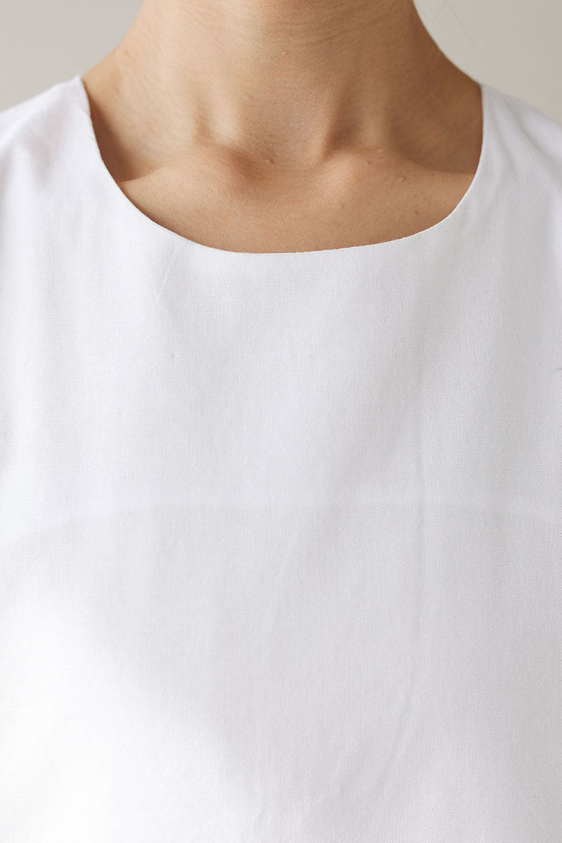 Women's White Linen Dress C3172