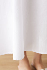 Women's White Linen Dress C3172