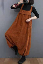 Load image into Gallery viewer, Women Casual Loose Corduroy Overalls C2986
