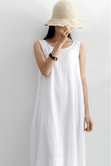 white dress