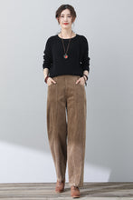 Load image into Gallery viewer, Women Casual Loose Corduroy Pants C3020#

