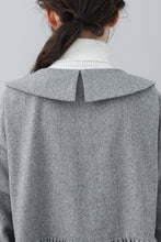 Load image into Gallery viewer, Autumn Winter Gray Wool Dress C3026
