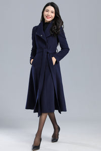 Vintage Inspired Wool Coat Women C2460