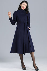 Vintage Inspired Wool Coat Women C2460