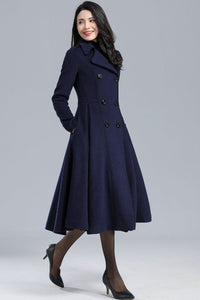 Women Winter Princess Wool Coat C2461#