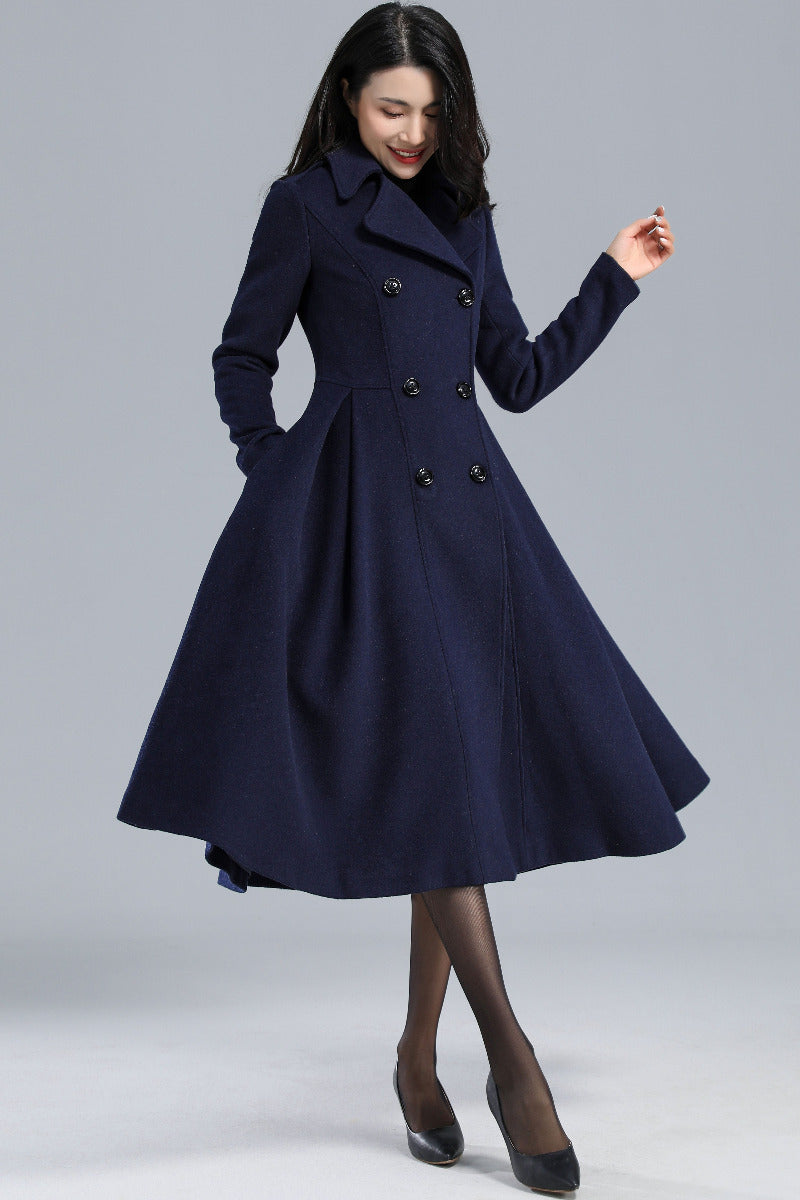Women Winter Princess Wool Coat C2461