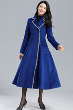 Load image into Gallery viewer, Double Breasted Wool Coat Women C2466
