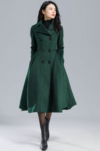 Load image into Gallery viewer, Vintage Inspired Long Wool Coat C2469#

