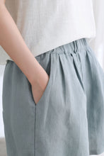 Load image into Gallery viewer, Summer High-Waisted Linen Shorts C2662#CK2101716
