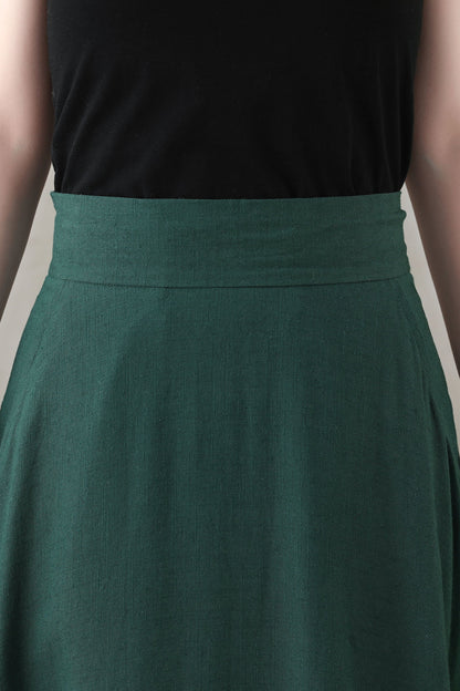 Summer Women Long Linen Skirt C2736-Size XS #CK2200586