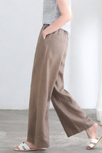 Load image into Gallery viewer, Loose Wide Leg Linen Pants C2689#CK2200347
