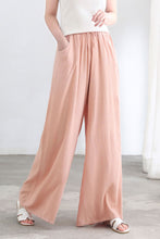Load image into Gallery viewer, Wide Leg Palazzo Linen Pants for Women C2692
