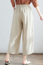 Load image into Gallery viewer, Women Loose Casual Wide Leg Linen Pants C2704#CK2200133
