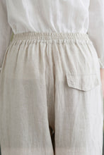 Load image into Gallery viewer, Elastic Waist Long Linen Pants C2435 #CK2100983
