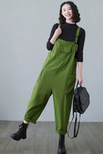 Load image into Gallery viewer, Loose fit Linen Jumpsuits Women C2498
