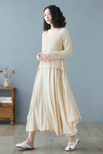 Load image into Gallery viewer, Asymmetrical Linen dress C2728
