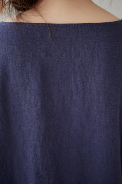 Summer Loose Linen Dress C3176