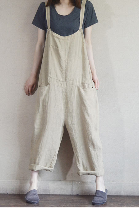 Casual Baggy Overalls Jumpsuit L001#