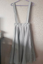 Load image into Gallery viewer, Check Linen Apron Dress C2920#CK
