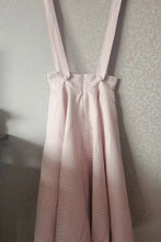 Load image into Gallery viewer, Pink Check Linen Apron Dress C2921#CK
