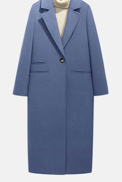 Camel Wool Coat, Long maxi Wool Jacket Coat, Loose fit wool coat C254301