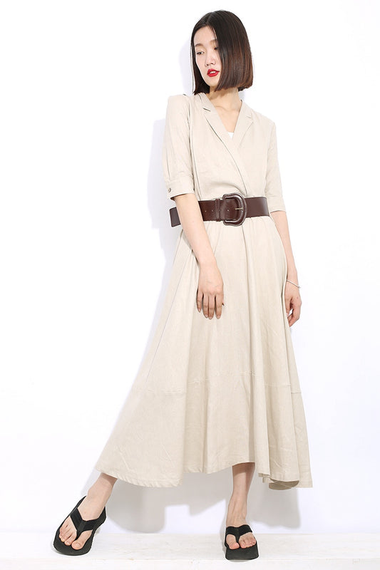 loose linen dress