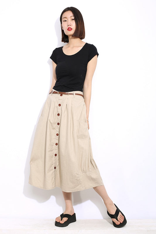 Beige skirt