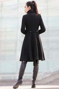 black warm coat