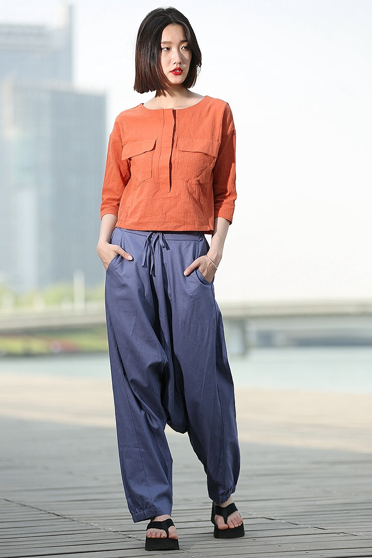 blue pants
