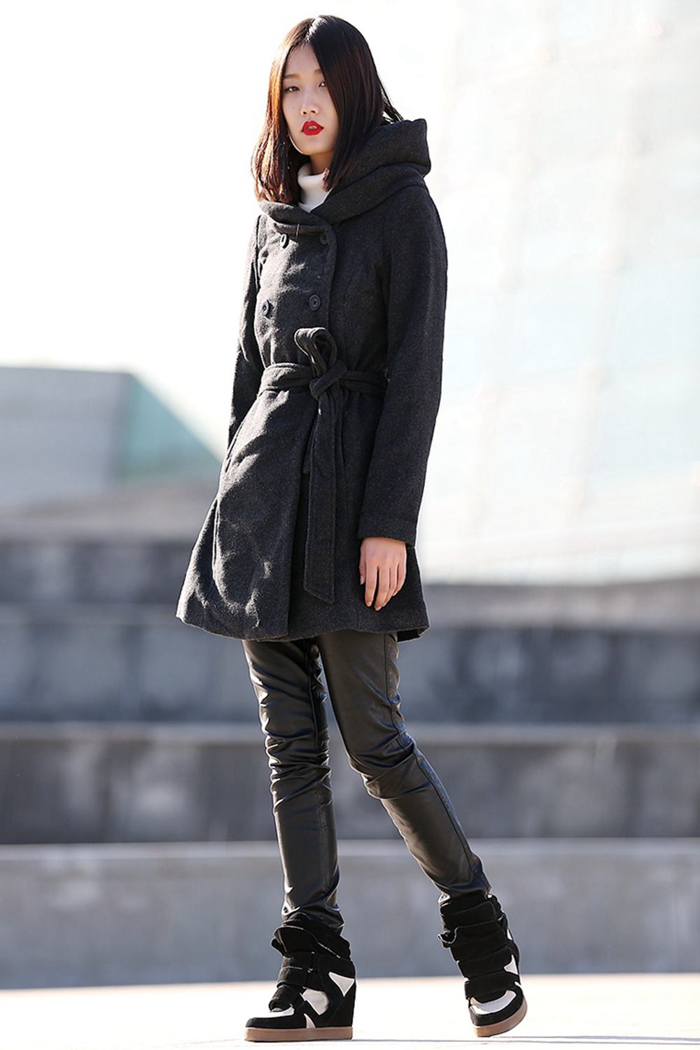 worm wool coat