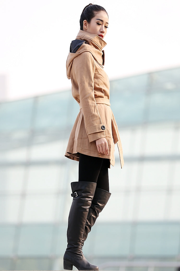 brown coat