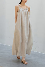 Load image into Gallery viewer, Women&#39;s Sleeveless Maxi Linen Dress C3203
