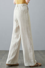 Load image into Gallery viewer, High Waist Linen pants for Women C2134
