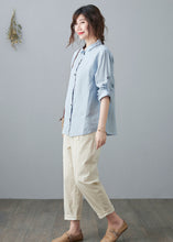 Load image into Gallery viewer, Loose Spring Linen Shirt Blouse C210901
