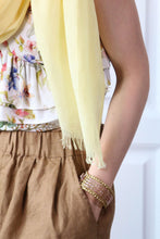 Load image into Gallery viewer, Brown High Waist Linen Shorts C2886
