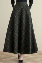 Load image into Gallery viewer, Retro High Waist Swing Wool Skirt  C2513
