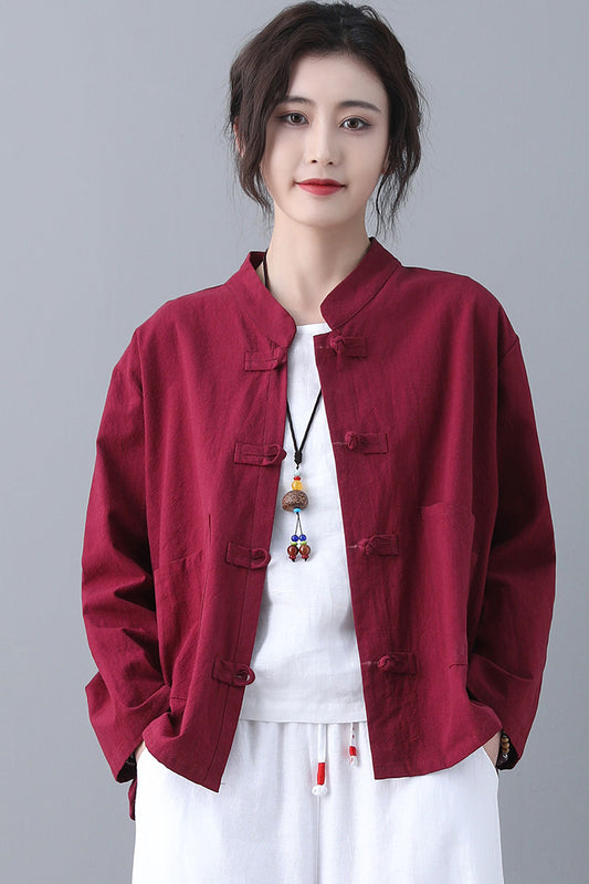 Spring Loose fit Linen Shirt C185101