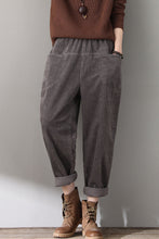 Load image into Gallery viewer, Casual Elastic Waist Corduroy Pants C1815
