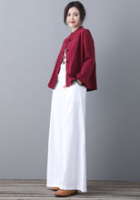 Load image into Gallery viewer, Spring Loose fit Linen Shirt C185101
