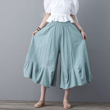 Load image into Gallery viewer, Green Women Skirt Pants C1856
