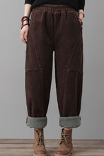 Load image into Gallery viewer, Retro Thicken Harem Corduroy Pants Women C2558
