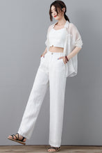 Load image into Gallery viewer, Summer spring Linen Pants women C2301
