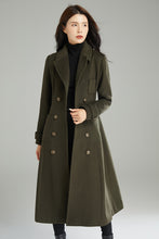 Load image into Gallery viewer, Women Double-breasted Wool Coat C2995
