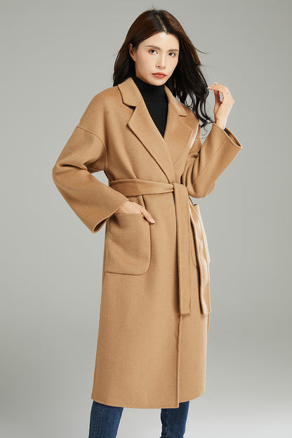 Winter Warm Belted Wool Coat C2999