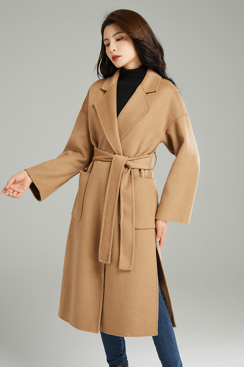 Winter Warm Belted Wool Coat C2999